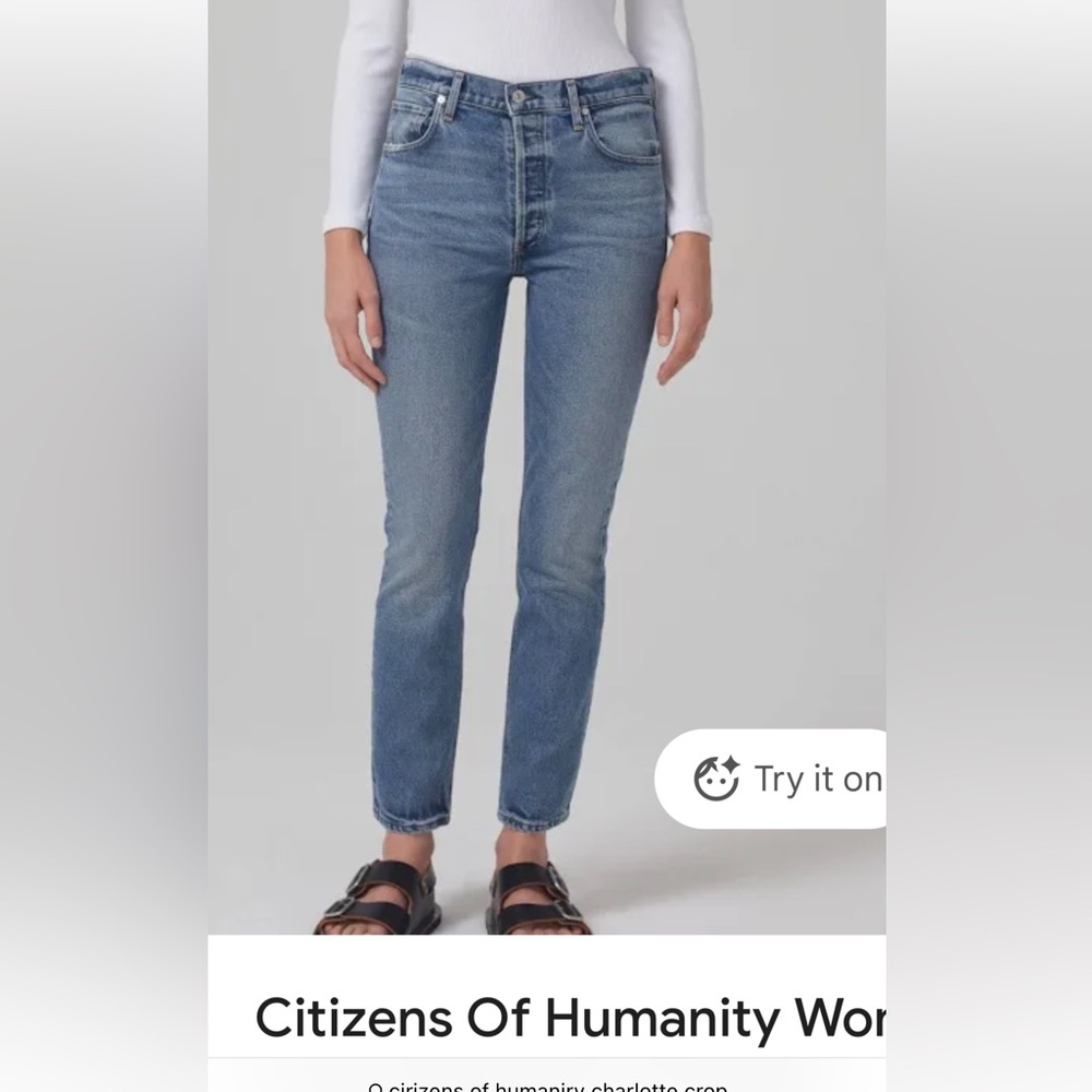 Citizens of Humanity Charlotte crop premium vintage